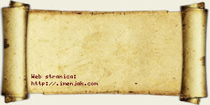 Minja Vlahović vizit kartica